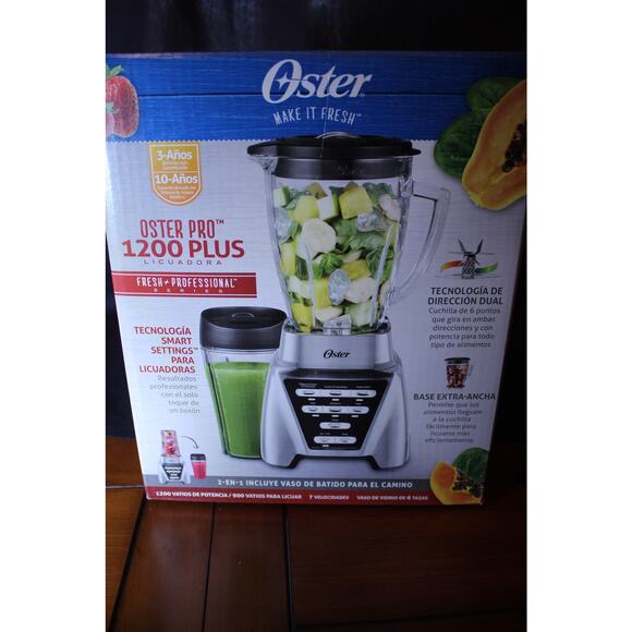 Oster Pro 1200 Plus Fresh Professional Series Blender w/ Smoothie Cup- New - Picture 6 of 10